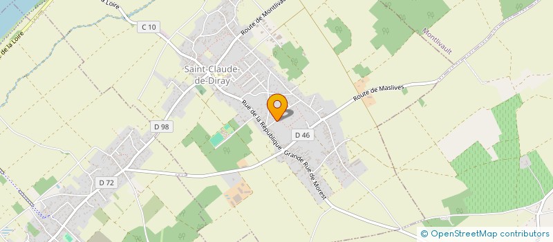 localisation de l'entreprise MONSIEUR VINCENT NEVEU  SAINT-CLAUDE-DE-DIRAY