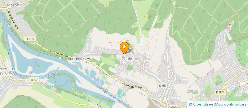 localisation de l'entreprise MONSIEUR VINCENT NICKLER  CHALIGNY