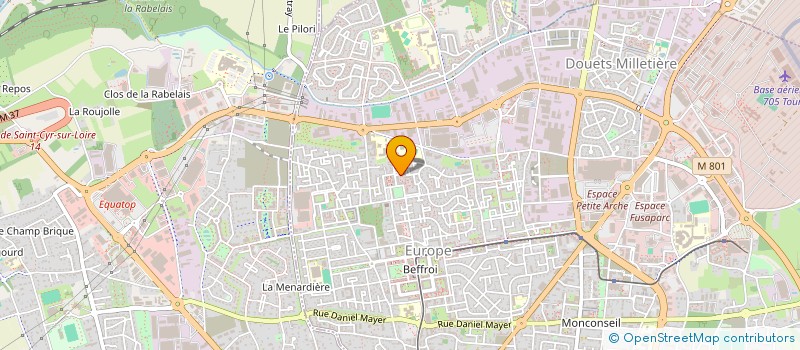 localisation de l'entreprise MONSIEUR VINCENT NICOLAEFF  TOURS