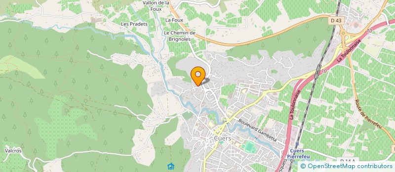 localisation de l'entreprise MONSIEUR VINCENT NIETGE  CUERS