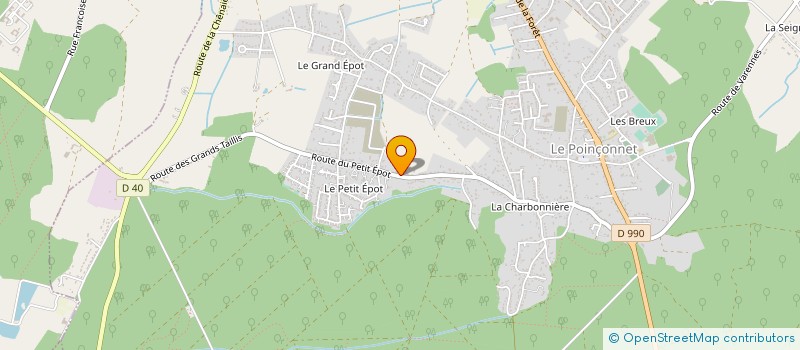 localisation de l'entreprise MONSIEUR VINCENT NIVAUD à LE POINCONNET