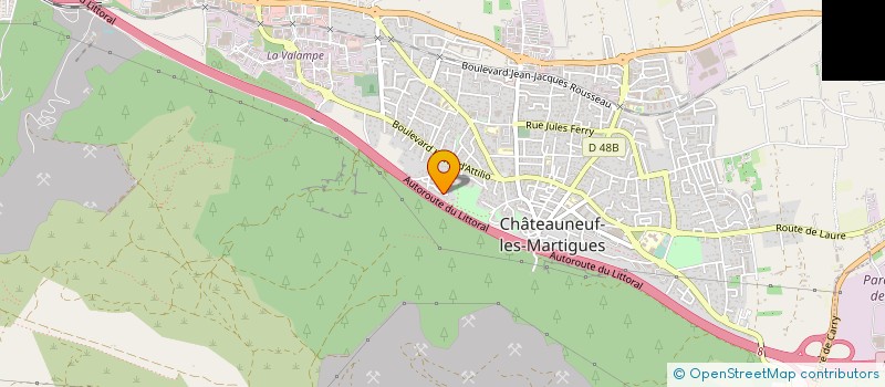 localisation de l'entreprise MONSIEUR VINCENT NOBLET à CHATEAUNEUF-LES-MARTIGUES
