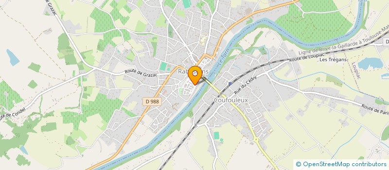 localisation de l'entreprise MONSIEUR VINCENT NOELL  RABASTENS