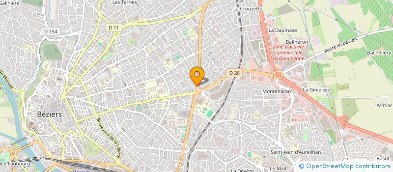 localisation de l'entreprise MONSIEUR VINCENT NOMDEDEU à BEZIERS