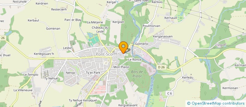 localisation de l'entreprise MONSIEUR VINCENT OCAMICA  PONT-SCORFF