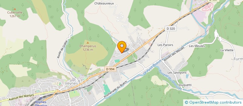 localisation de l'entreprise MONSIEUR VINCENT OCCHIPINTI  VEYNES