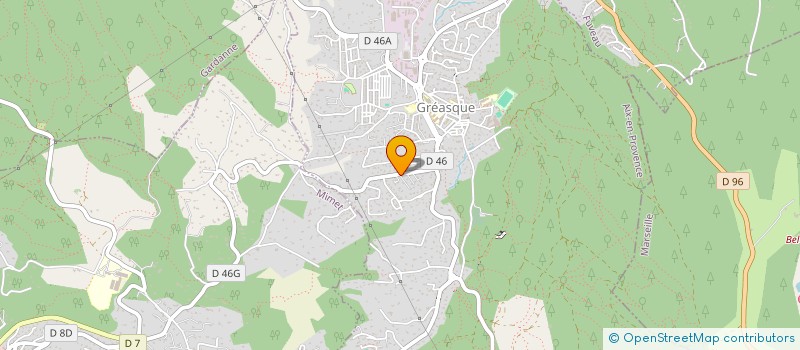 localisation de l'entreprise MONSIEUR VINCENT OGNIBENE  GREASQUE