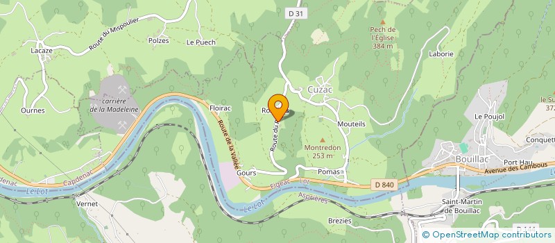 localisation de l'entreprise MONSIEUR VINCENT OLIVEIRA  BOUILLAC