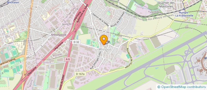 localisation de l'entreprise MONSIEUR VINCENT OLLITRAULT  WISSOUS