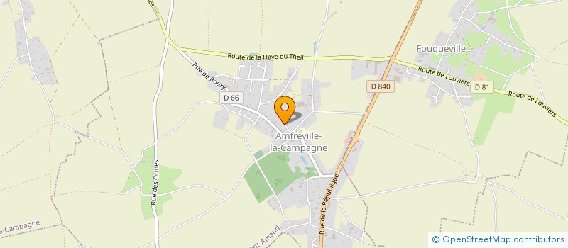 localisation de l'entreprise MONSIEUR VINCENT OUINE  AMFREVILLE-SAINT-AMAND