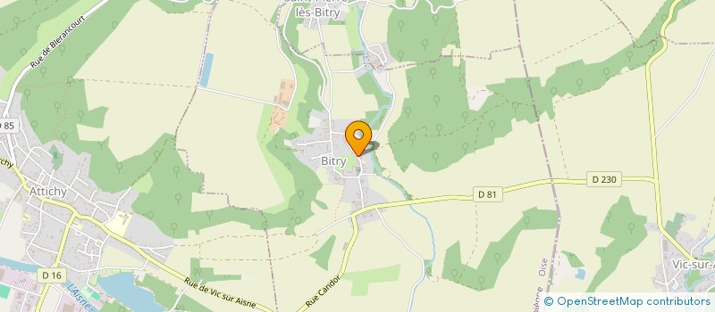 localisation de l'entreprise MONSIEUR VINCENT PADIEU  BITRY