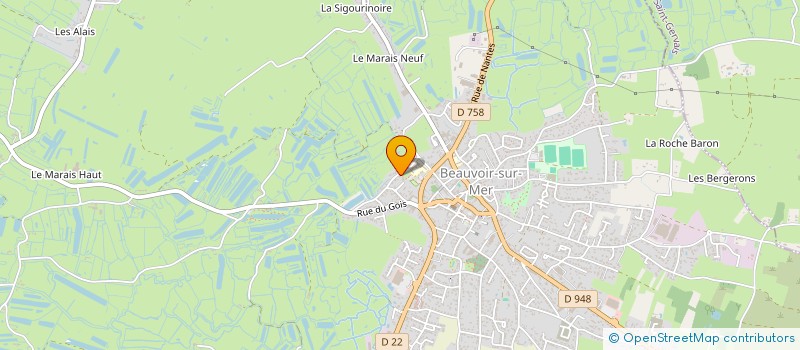 localisation de l'entreprise MONSIEUR VINCENT PADIOLLEAU à BEAUVOIR-SUR-MER