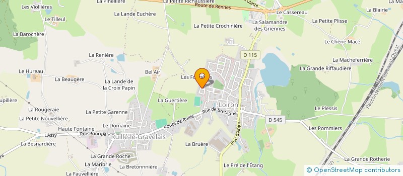 localisation de l'entreprise MONSIEUR VINCENT PAILLARD à MONTJEAN