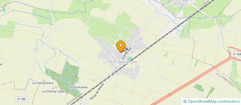 localisation de l'entreprise MONSIEUR VINCENT PAILLAUD  PRIN-DEYRANCON