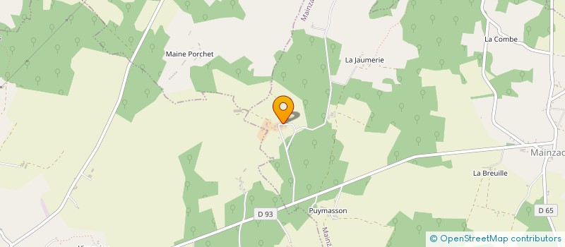 localisation de l'entreprise MONSIEUR VINCENT PALOMBO à MAINZAC