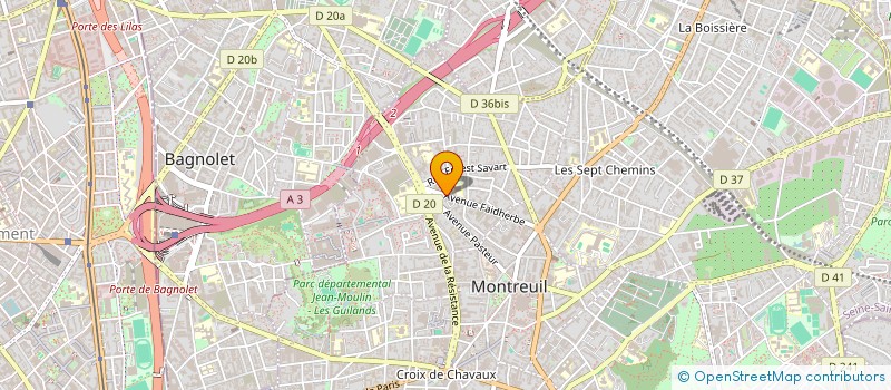 localisation de l'entreprise MONSIEUR VINCENT PALUMBO à MONTREUIL