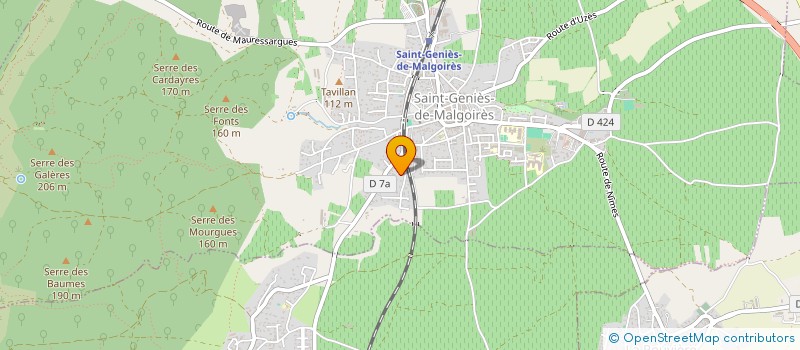 localisation de l'entreprise MONSIEUR VINCENT PANAFIEU  SAINT-GENIES-DE-MALGOIRES