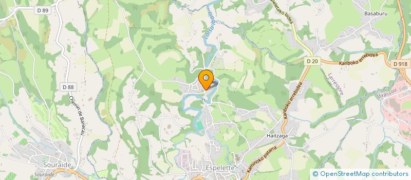 localisation de l'entreprise MONSIEUR VINCENT PANIER  ESPELETTE