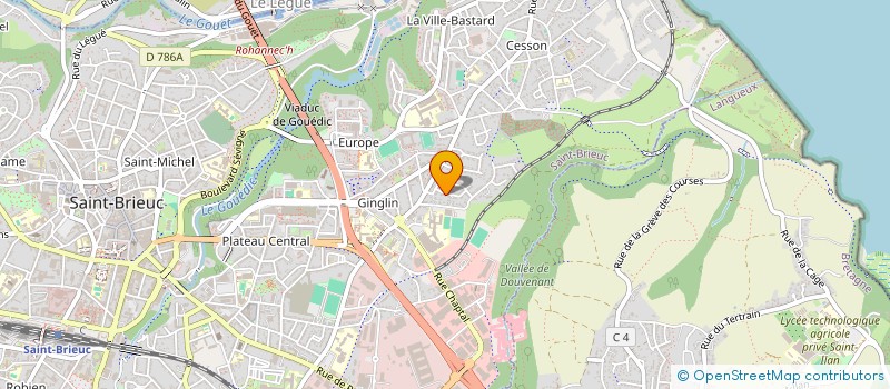 localisation de l'entreprise MONSIEUR VINCENT PAOUS à SAINT-BRIEUC