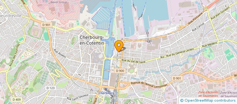 localisation de l'entreprise MONSIEUR VINCENT PAPLORAY  CHERBOURG-EN-COTENTIN