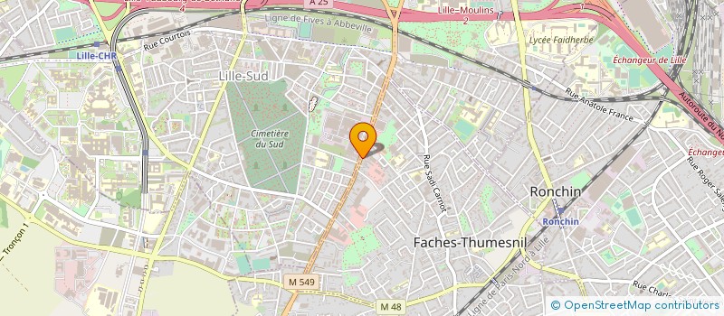 localisation de l'entreprise MONSIEUR VINCENT PAPPUS  FACHES-THUMESNIL