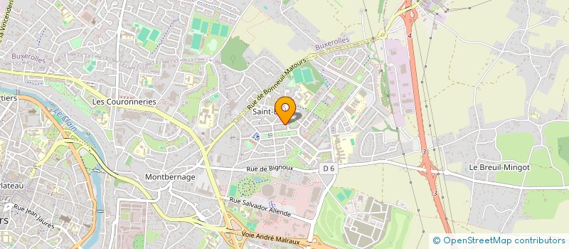 localisation de l'entreprise MONSIEUR VINCENT PARADOT  POITIERS