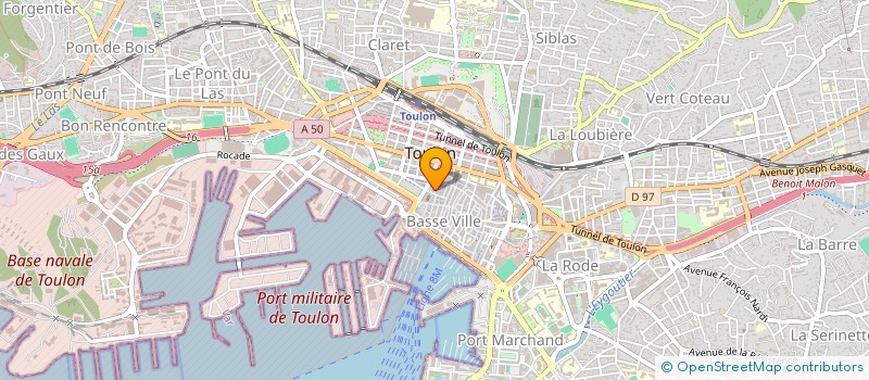 localisation de l'entreprise MONSIEUR VINCENT PARENT  TOULON