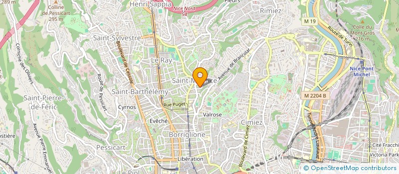 localisation de l'entreprise MONSIEUR VINCENT PARINAUD à NICE