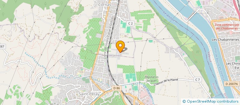 localisation de l'entreprise MONSIEUR VINCENT PARIS  CORNAS