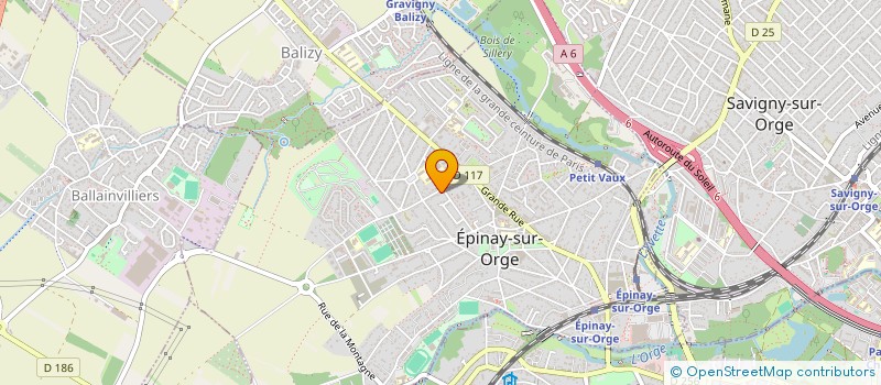 localisation de l'entreprise MONSIEUR VINCENT PARMENTIER  EPINAY-SUR-ORGE