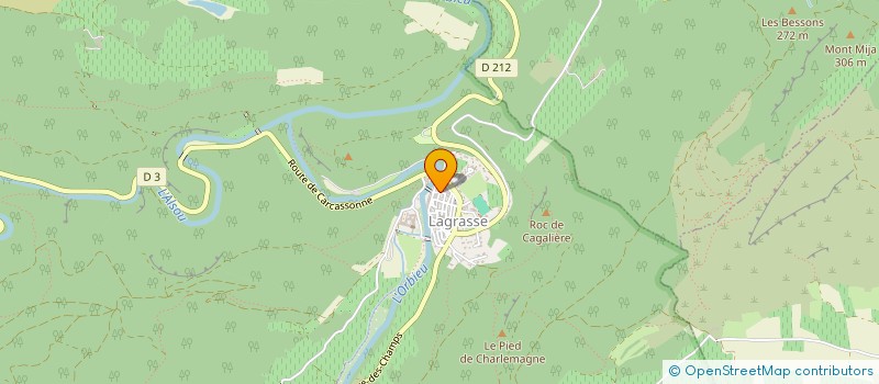 localisation de l'entreprise MONSIEUR VINCENT PARODI  LAGRASSE