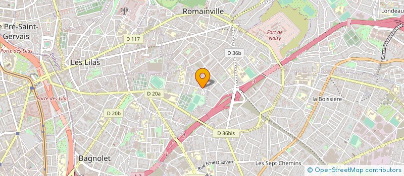 localisation de l'entreprise MONSIEUR VINCENT PAROT à BAGNOLET
