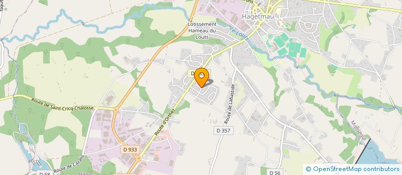 localisation de l'entreprise MONSIEUR VINCENT PAROT  HAGETMAU