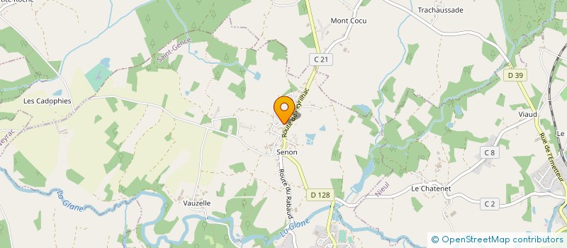 localisation de l'entreprise MONSIEUR VINCENT PARTHONNAUD  SAINT-GENCE