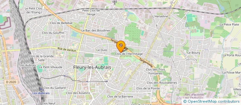 localisation de l'entreprise MONSIEUR VINCENT PASQUIER à FLEURY-LES-AUBRAIS