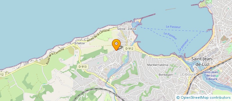 localisation de l'entreprise MONSIEUR VINCENT PASTANT  URRUGNE