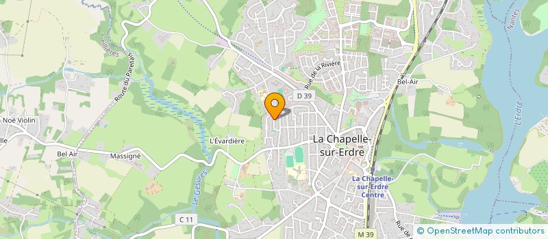 localisation de l'entreprise MONSIEUR VINCENT PATRON  SUCE-SUR-ERDRE