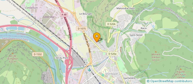 localisation de l'entreprise MONSIEUR VINCENT PAUGAM  VOREPPE