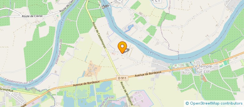 localisation de l'entreprise MONSIEUR VINCENT PAUVERT  LE TEMPLE-SUR-LOT