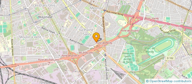 localisation de l'entreprise MONSIEUR VINCENT PAVANI  LYON