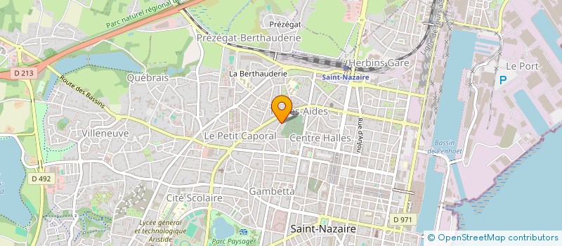 localisation de l'entreprise MONSIEUR VINCENT PAYRAUDEAU  SAINT-NAZAIRE