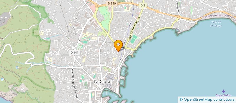 localisation de l'entreprise MONSIEUR VINCENT PECK à LA CIOTAT