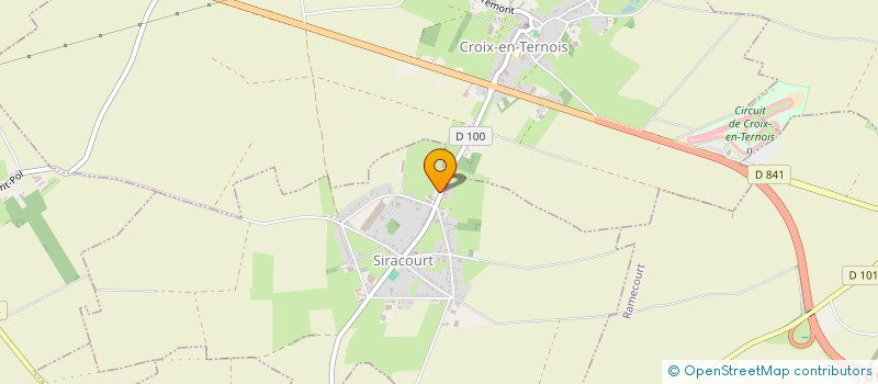 localisation de l'entreprise MONSIEUR VINCENT PECRIAUX  SIRACOURT