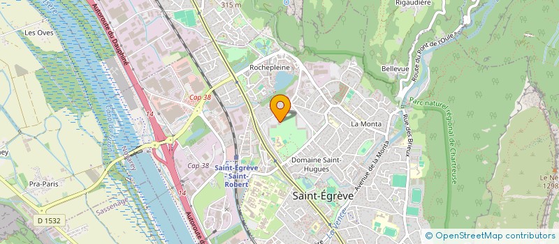 localisation de l'entreprise MONSIEUR VINCENT PEETERS  SAINT-EGREVE