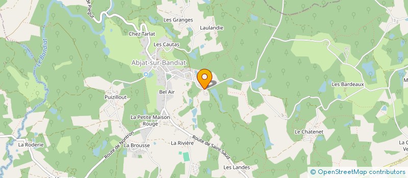 localisation de l'entreprise MONSIEUR VINCENT PELLETIER  ABJAT-SUR-BANDIAT