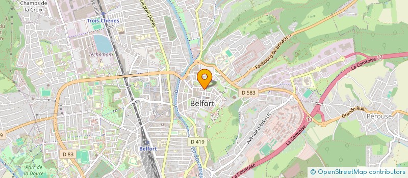 localisation de l'entreprise MONSIEUR VINCENT PELLISSIER à BELFORT