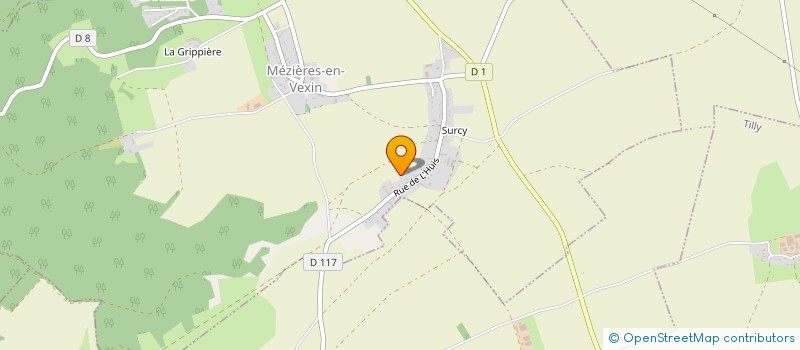 localisation de l'entreprise MONSIEUR VINCENT PELTIER  MEZIERES-EN-VEXIN