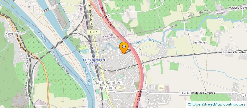 localisation de l'entreprise MONSIEUR VINCENT PELUYET  SAINT-RAMBERT-D'ALBON