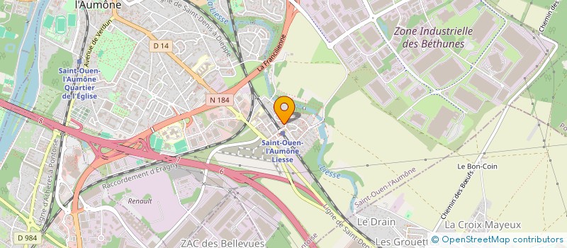 localisation de l'entreprise MONSIEUR VINCENT PELZER  SAINT-OUEN-L'AUMONE