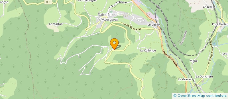 localisation de l'entreprise MONSIEUR VINCENT PENALVA  SAINT-NIZIER-D'AZERGUES